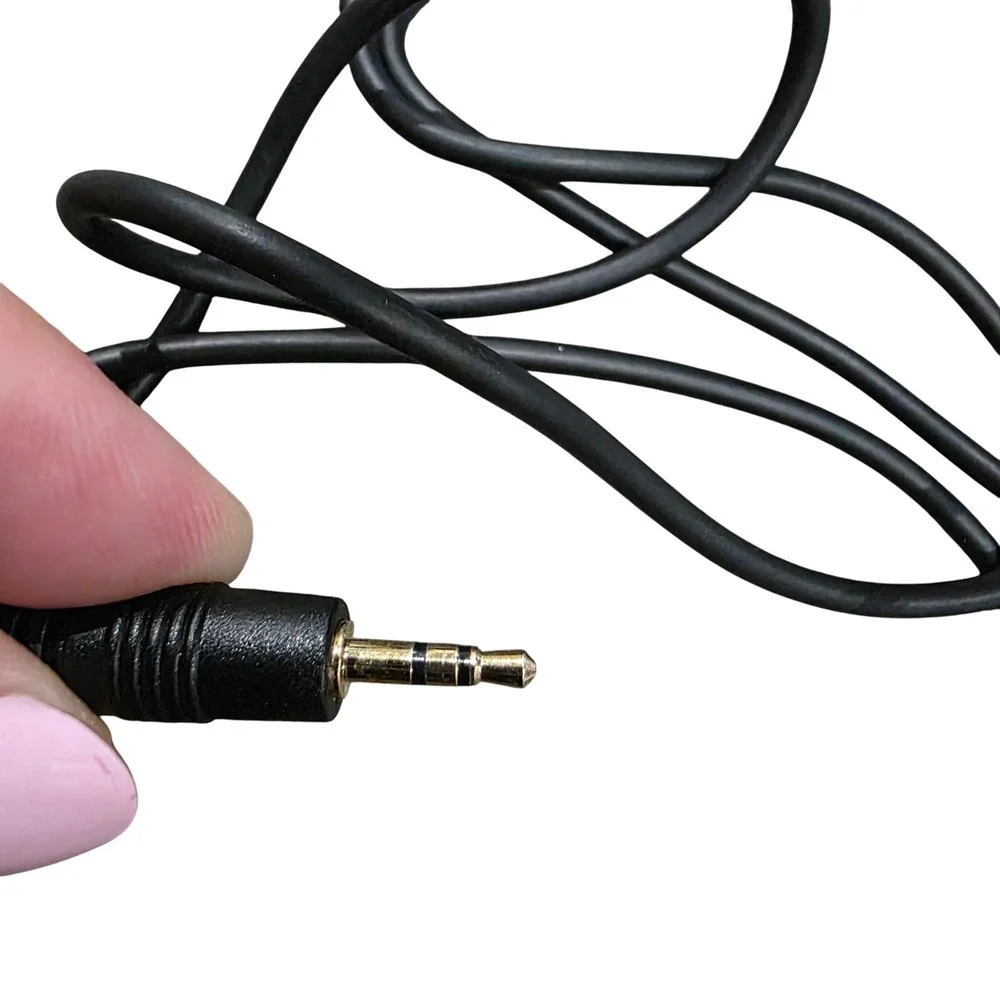 Audio Cable Gold Tip 3.5mm 4 Pole TRRS Male Car AUX Auxiliary to Micro‎ USB 4FT